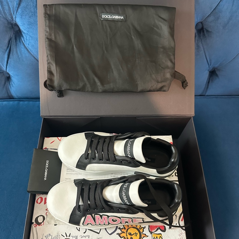 Like New Dolce & Gabbana Sneakers 💯 % Authentic - Picture 2 of 9